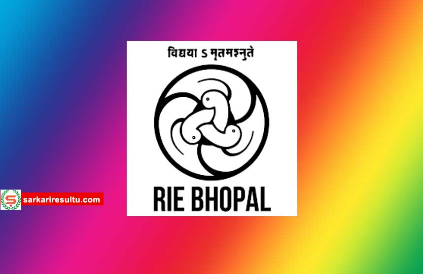 RIE Bhopal Vacancy